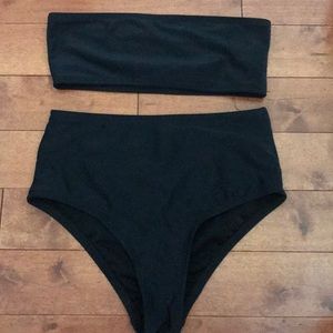 NEVER WORN High waisted bandeau bikini